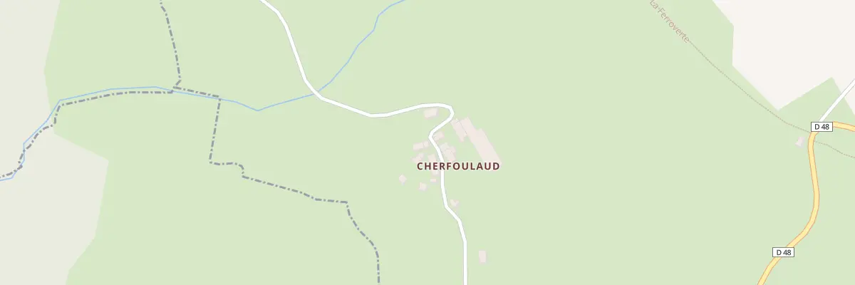 Plan du 5461 Cherfoulaud à Anzême