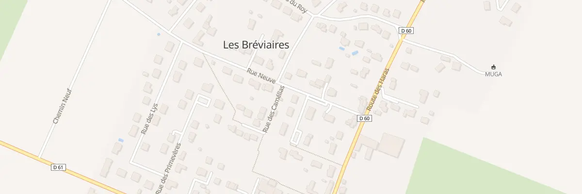 Plan du 2 Rue du Lieutenant Girbal aux Bréviaires