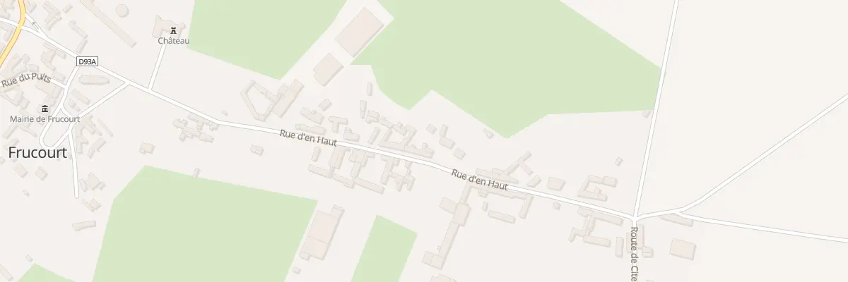 Plan du 23 Rue d’En Haut à Frucourt