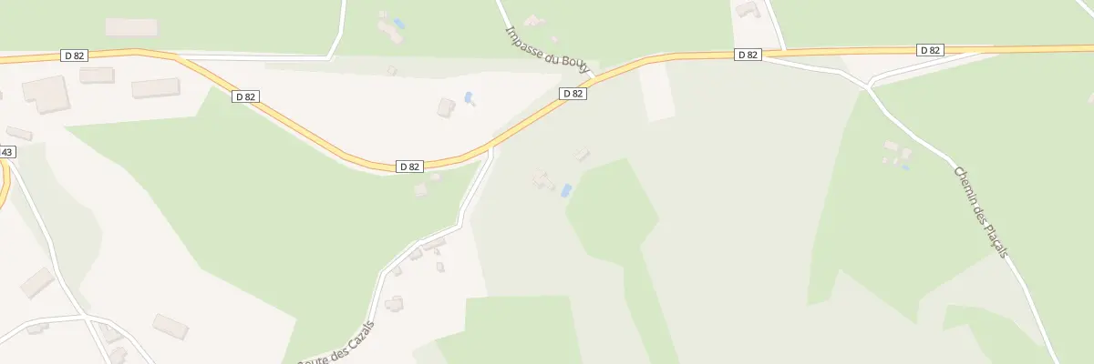 Plan du 5038A Les Cazals à Saint-Chels