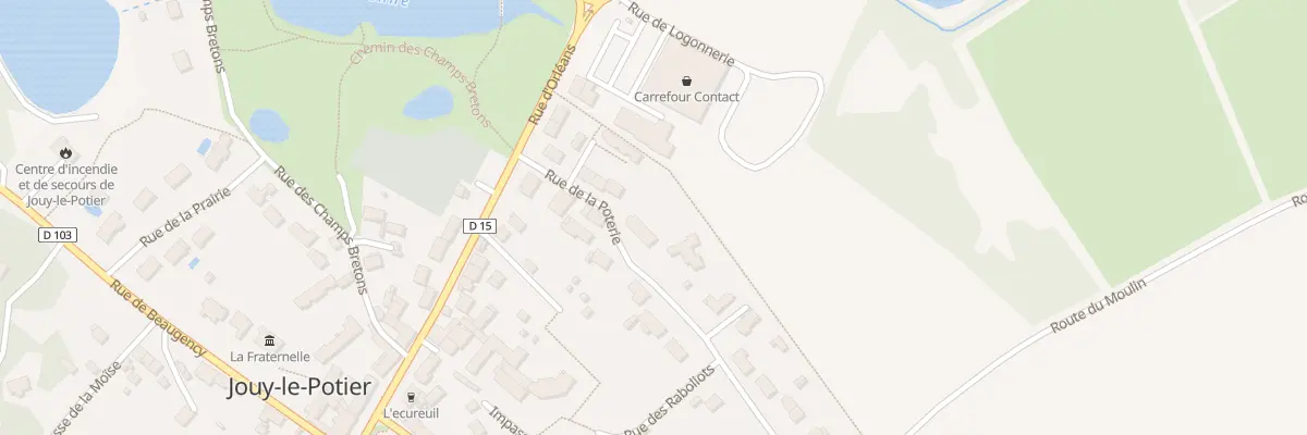 Plan du 81 Rue de la Poterie à Jouy-le-Potier