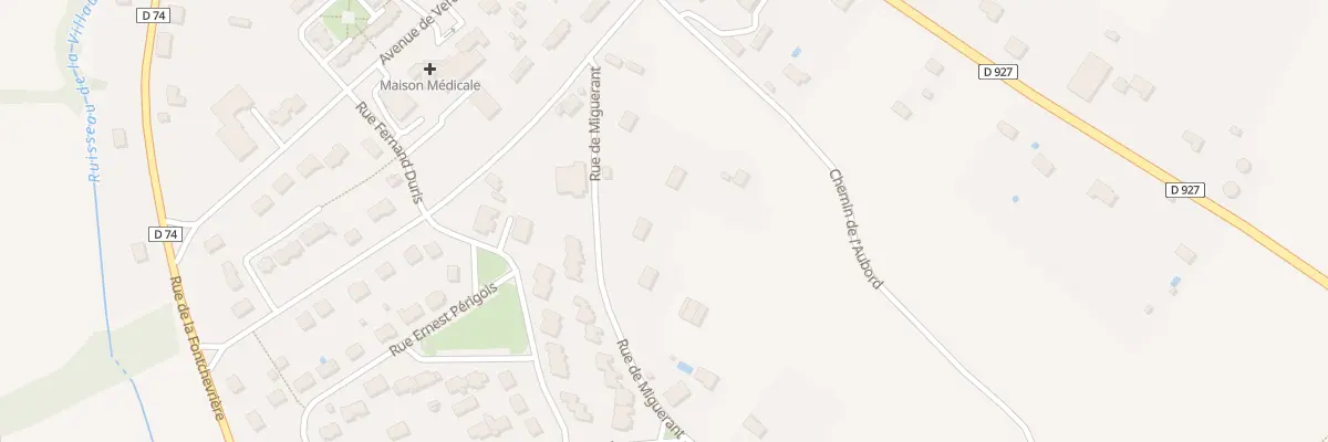 Plan du 5 Rue de Miguerant à Neuvy-Saint-Sépulchre