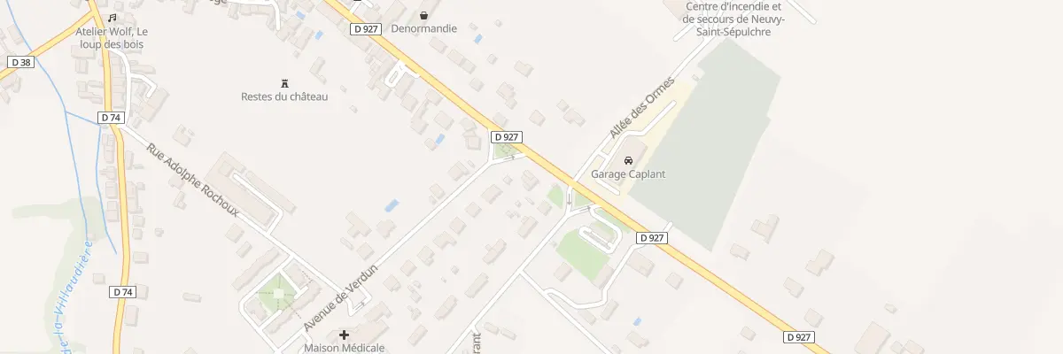 Plan du 5130 Av Thabaud Boislareine à Neuvy-Saint-Sépulchre