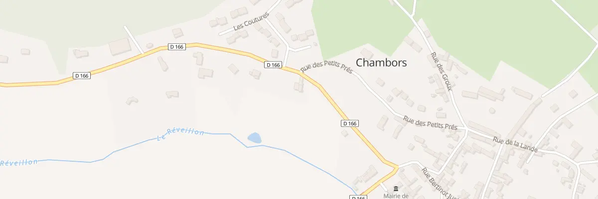 Plan du 9001 Les Raies Tortues à Chambors