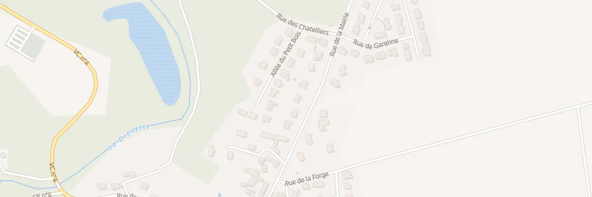 Plan du 33 Rue de la Mairie à Orcemont