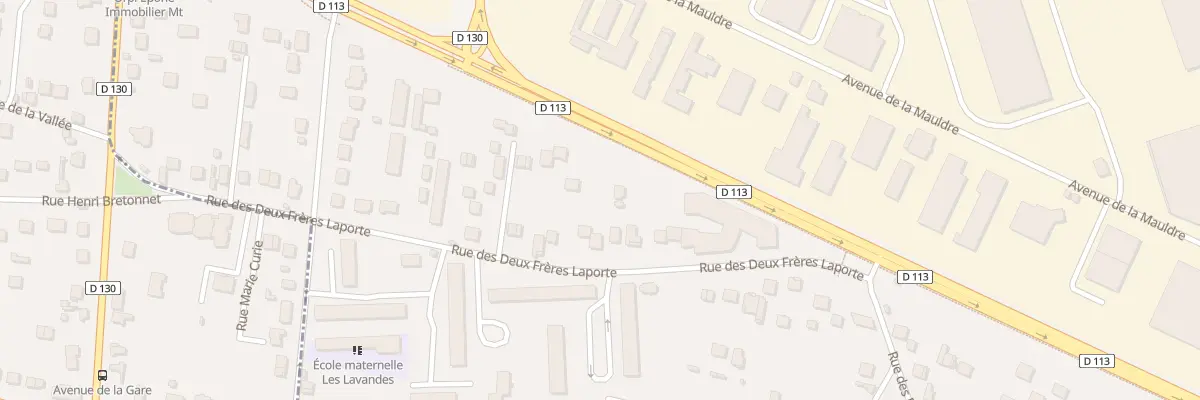 Plan du 45 Rue des Deux Freres Laporte à Épône