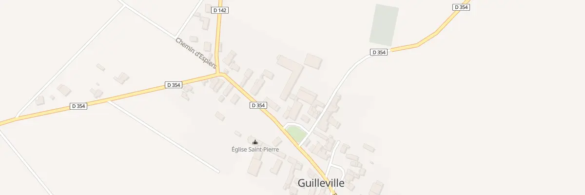 Plan du 7 Rue Charles de Gaulle à Guilleville
