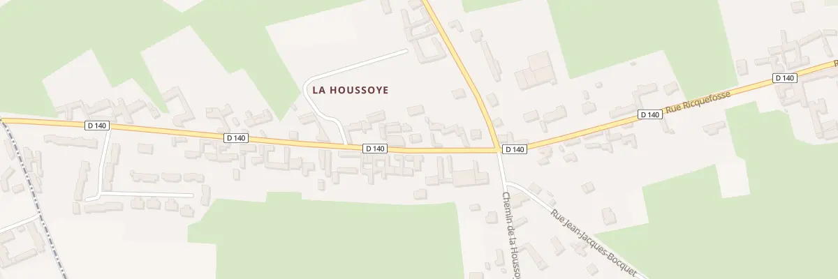 Plan du 6 Rue de la Houssoye à Buire-le-Sec