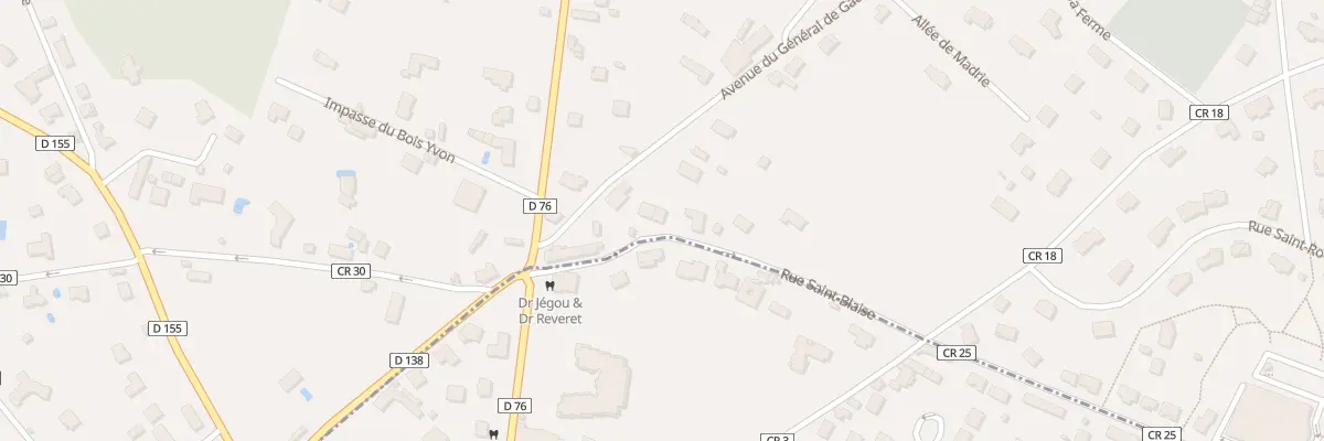 Plan du 3B Rue Sainte Blaise à Méré
