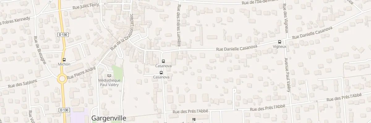 Plan du 69 Rue Daniele Casanova à Gargenville