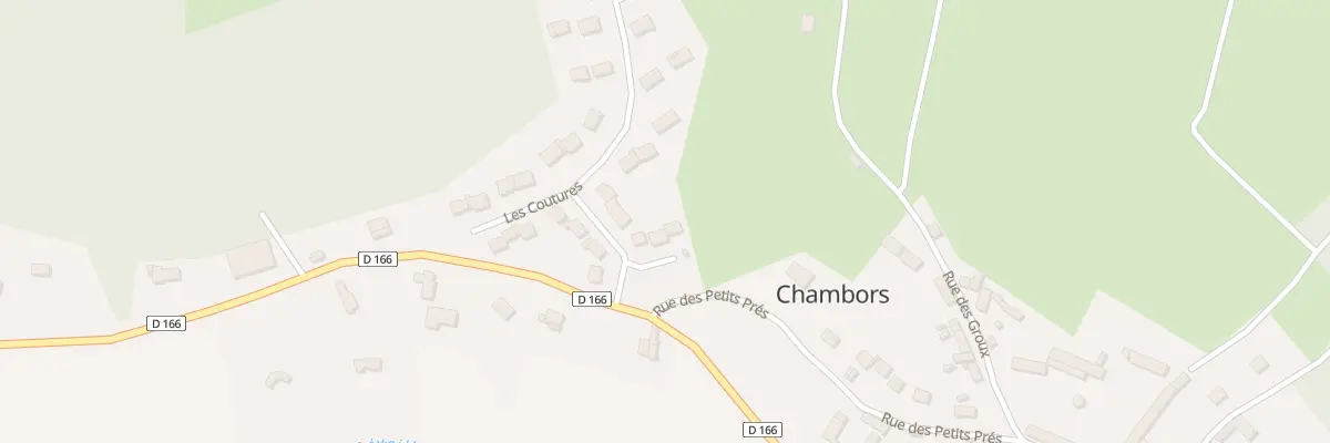Plan du 34 Les Coutures à Chambors