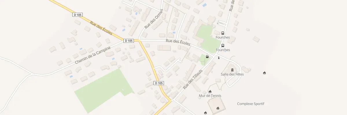 Plan du 5134 Rue des Ormes à Diors