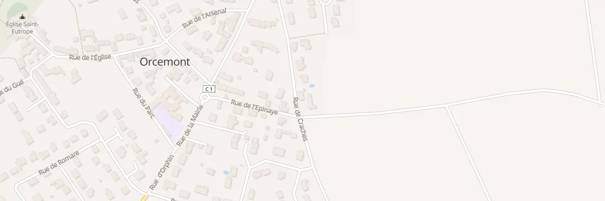 Plan du 17 Rue de Craches à Orcemont