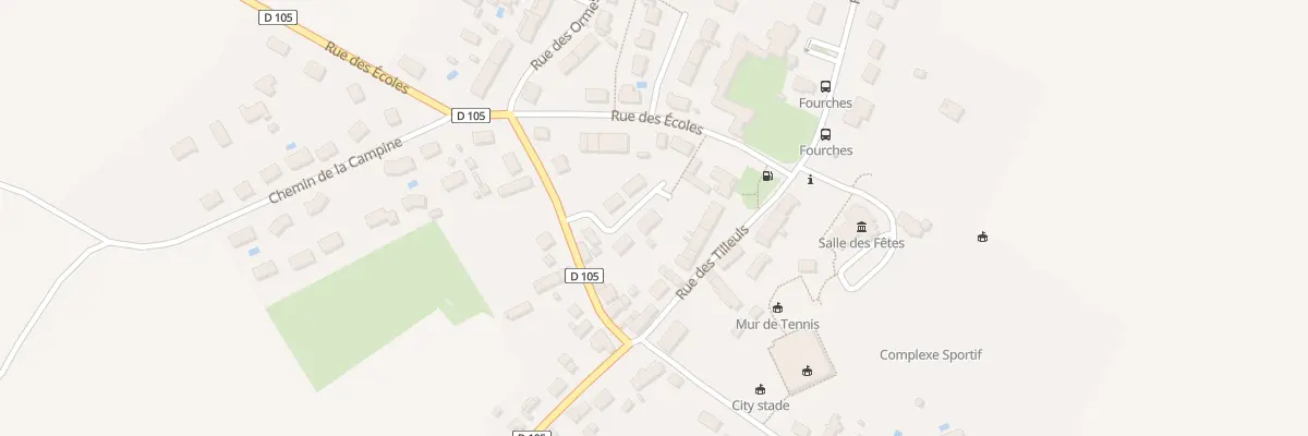 Plan du 5147 Rue des Ormes à Diors