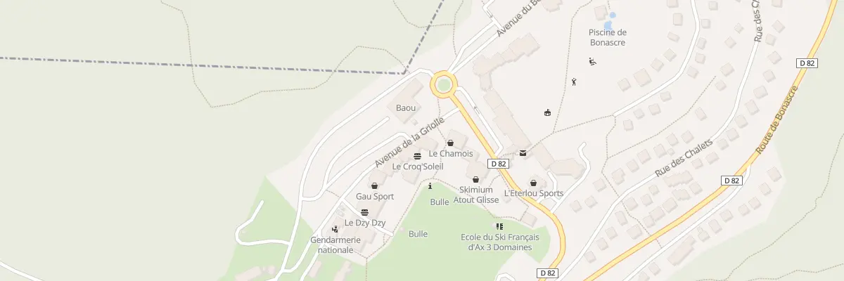 Plan du 741C Av de la Griolle à Ax-les-Thermes