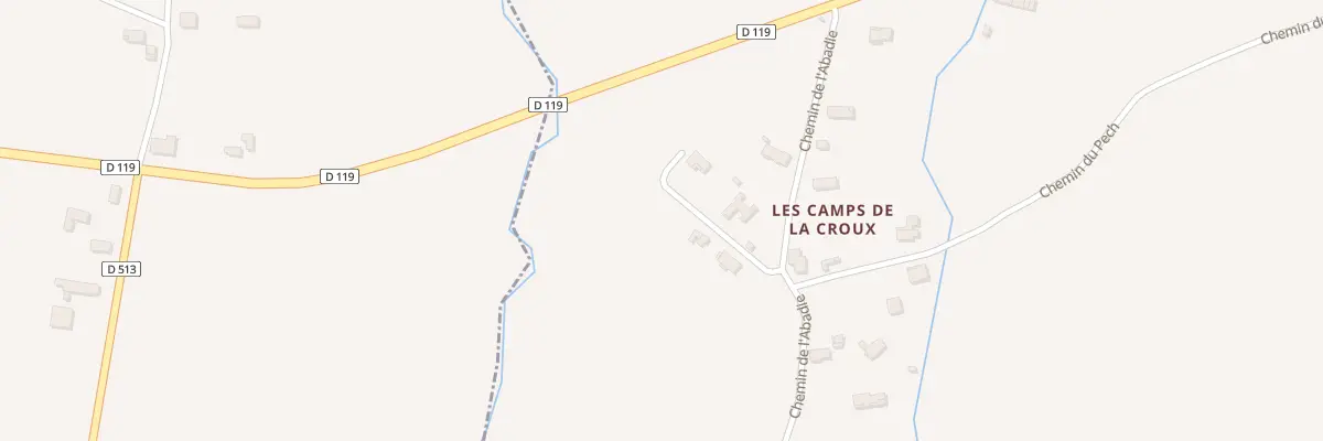 Plan du 58A Che de l’Abadie à Coutens