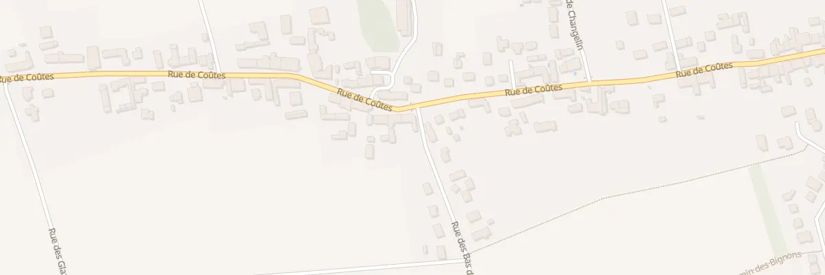 Plan du 97 Rue de Coûtes à Ingré