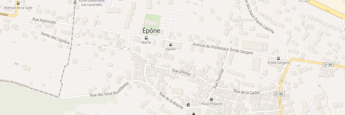 Plan du 30B Rue Antar à Épône