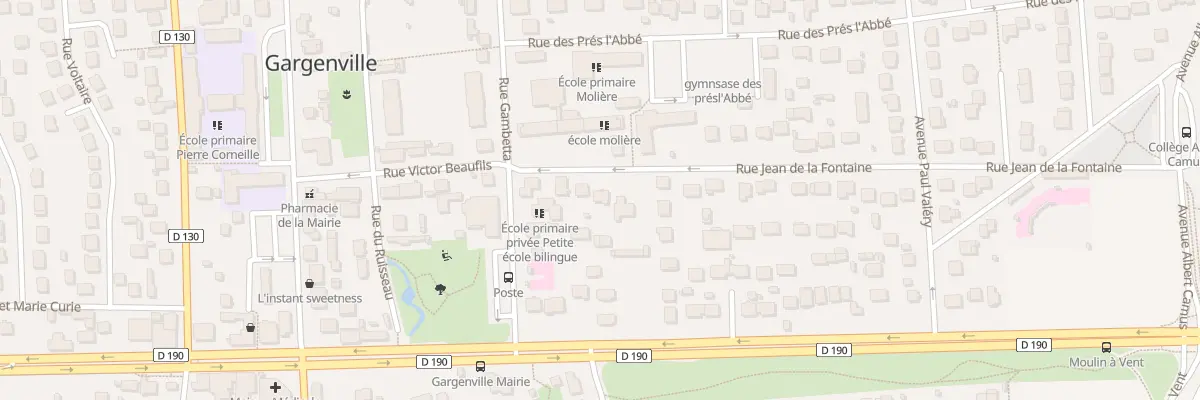 Plan du 27 Rue Jean de la Fontaine à Gargenville