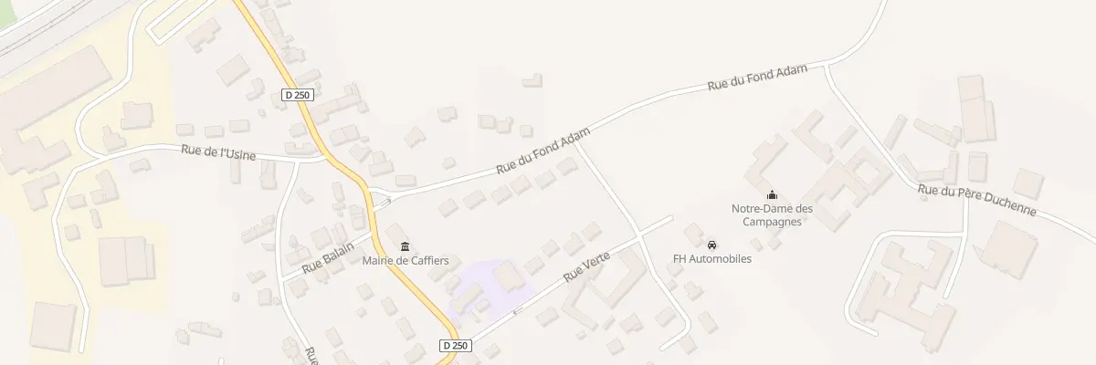 Plan du 134 Rue du Fond Adam à Caffiers