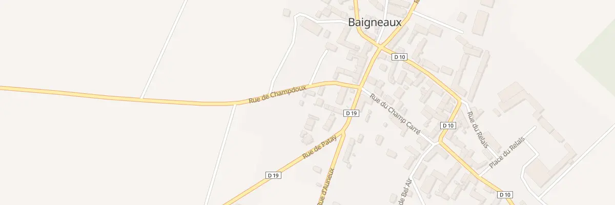 Plan du 6 Rue de Champdoux à Baigneaux
