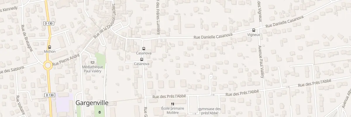 Plan du 63T Rue Daniele Casanova à Gargenville