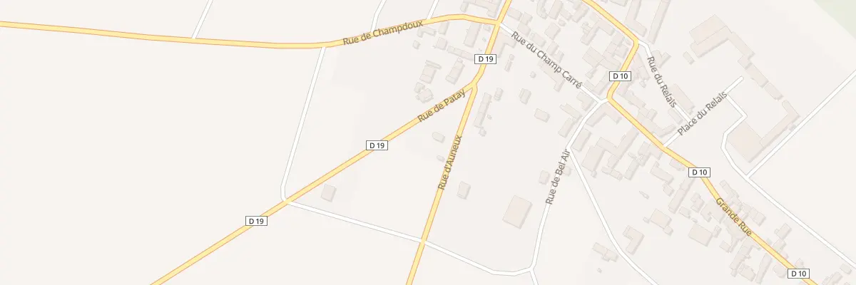 Plan du 1 Rue d’Auneux à Baigneaux