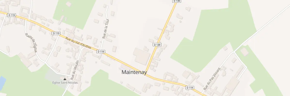 Plan du 1 Rue de Buire à Maintenay