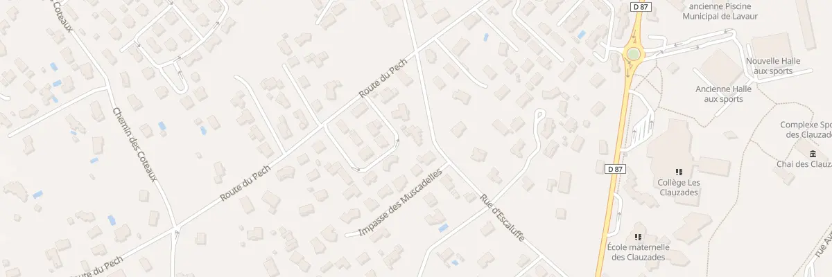 Plan du 6 Rue d’Escaluffe à Lavaur