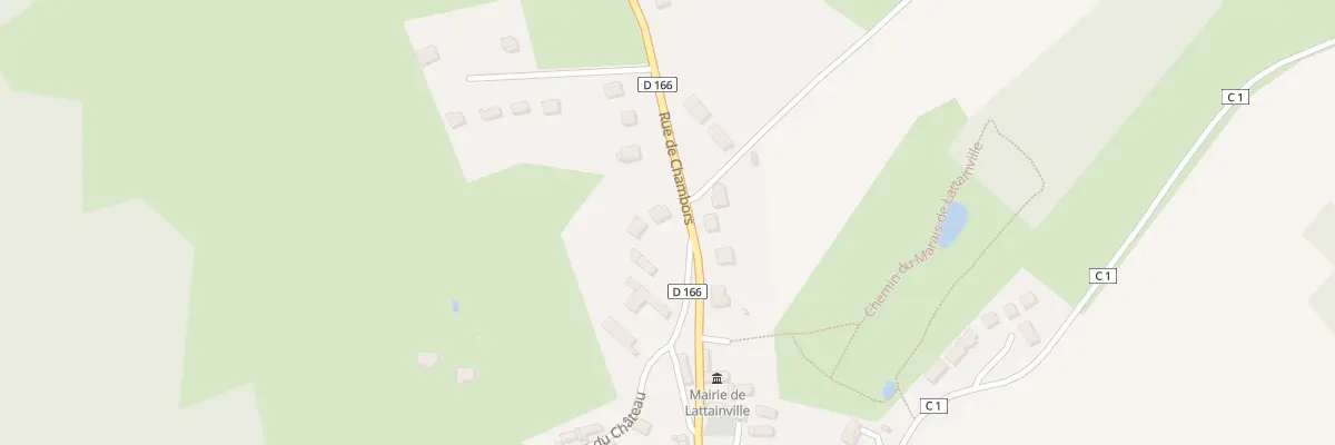 Plan du 2 Rue Cote du Château à Lattainville