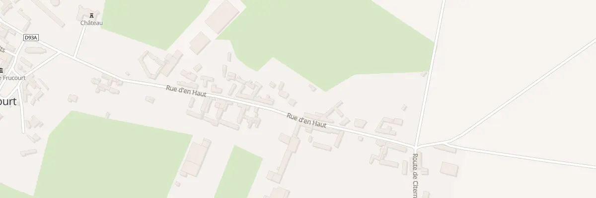 Plan du 27 Rue d’En Haut à Frucourt