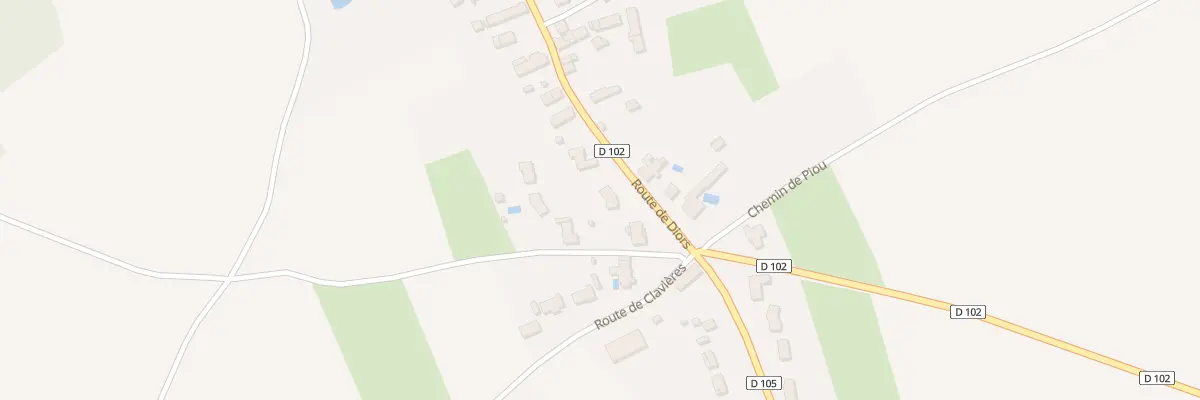 Plan du 33 Rte de Diors à Ardentes
