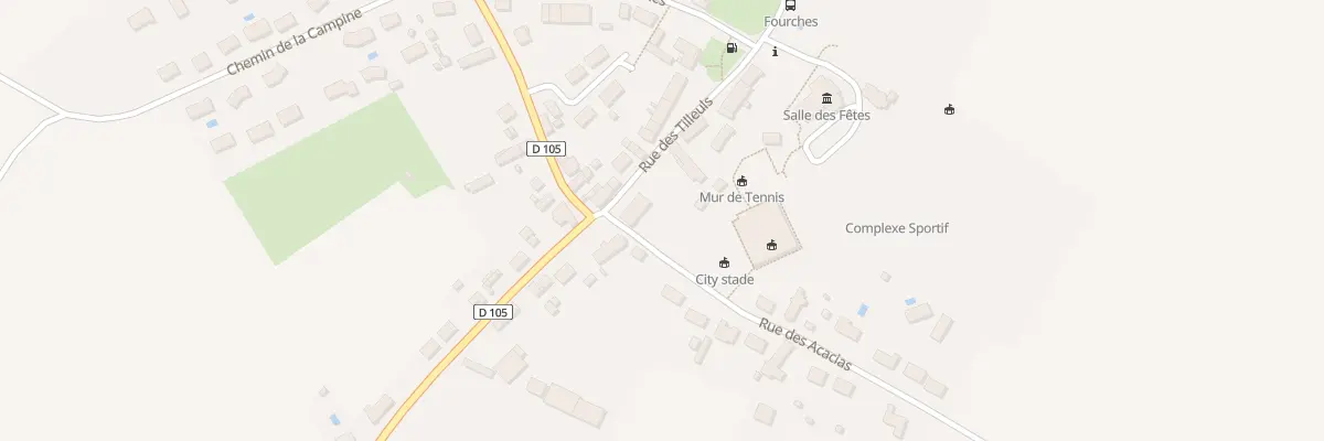 Plan du 7 Rue des Tilleuls à Diors