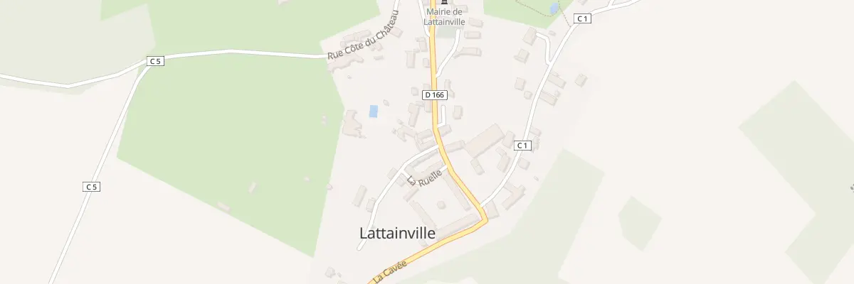 Plan du 5 Rue Jean-baptiste Crevecoeur à Lattainville