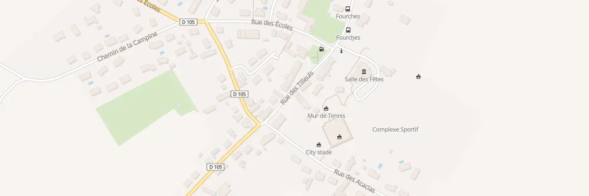 Plan du 9 Rue des Tilleuls à Diors