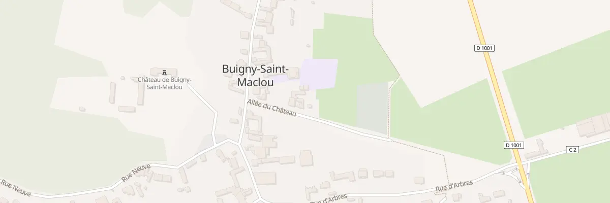 Plan du 3 All du Château à Buigny-Saint-Maclou
