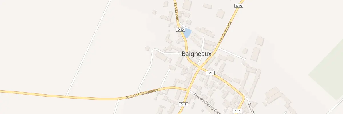 Plan du 58 Gr Grande Rue à Baigneaux