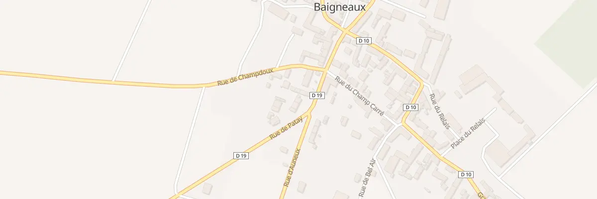 Plan du 9 Rue de Patay à Baigneaux