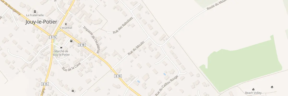 Plan du 114 Rue du Moulin à Jouy-le-Potier