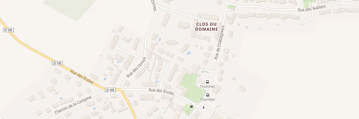 Plan du 5219 Rue des Ecoles à Diors