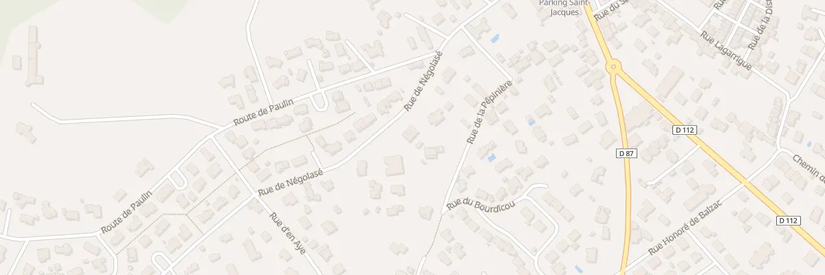 Plan du 3T Rue Négolasé à Lavaur