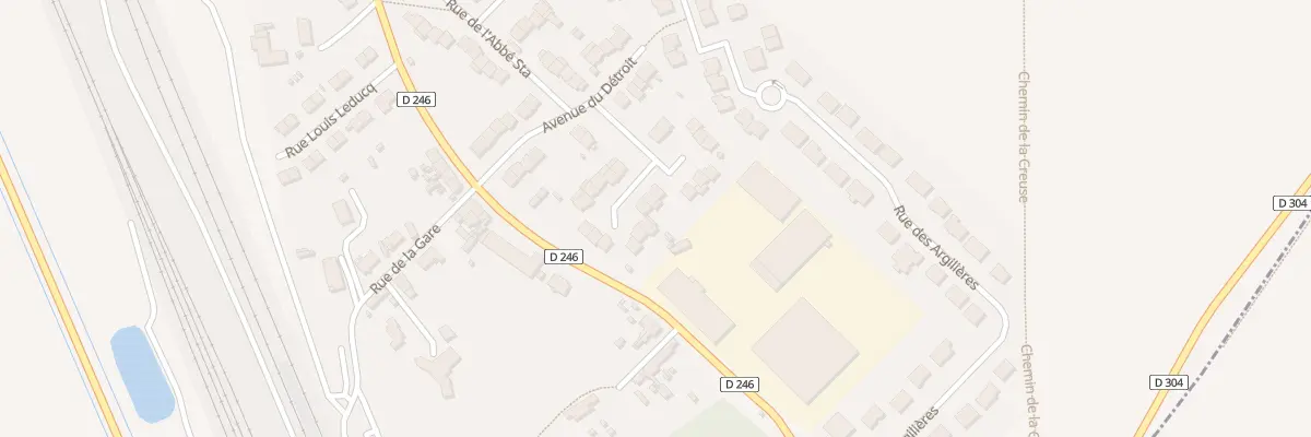 Plan du 3 Rue Ismaël Schwalb à Fréthun