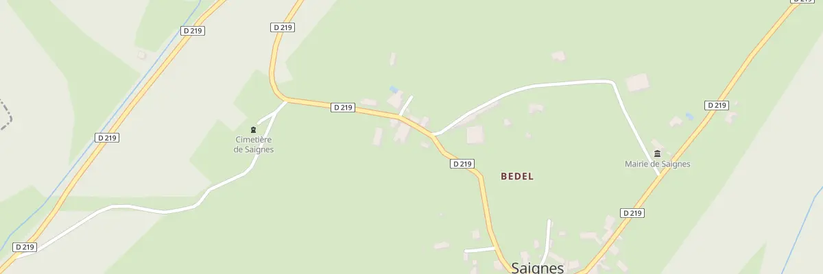 Plan du 5035 Le Mazot à Saignes