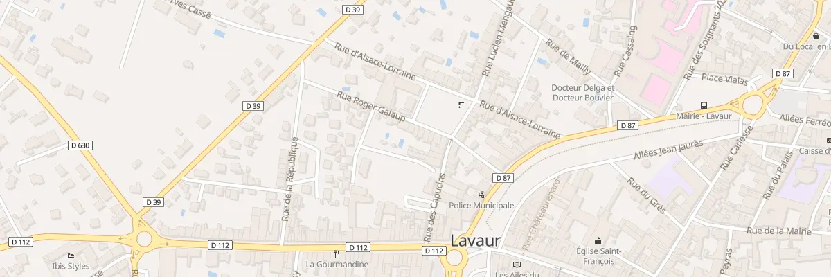 Plan du 5 Pl Pasteur à Lavaur