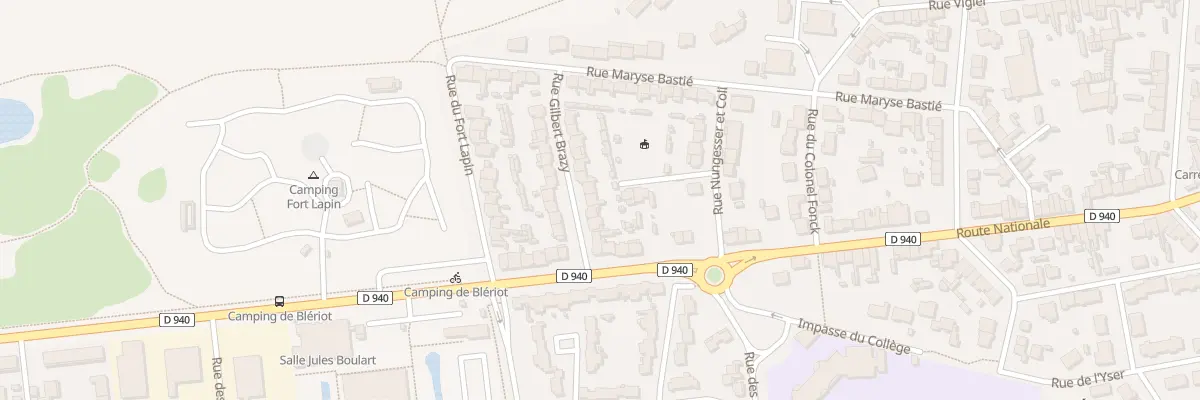 Plan du 6 Rue Gilbert Brazy à Sangatte