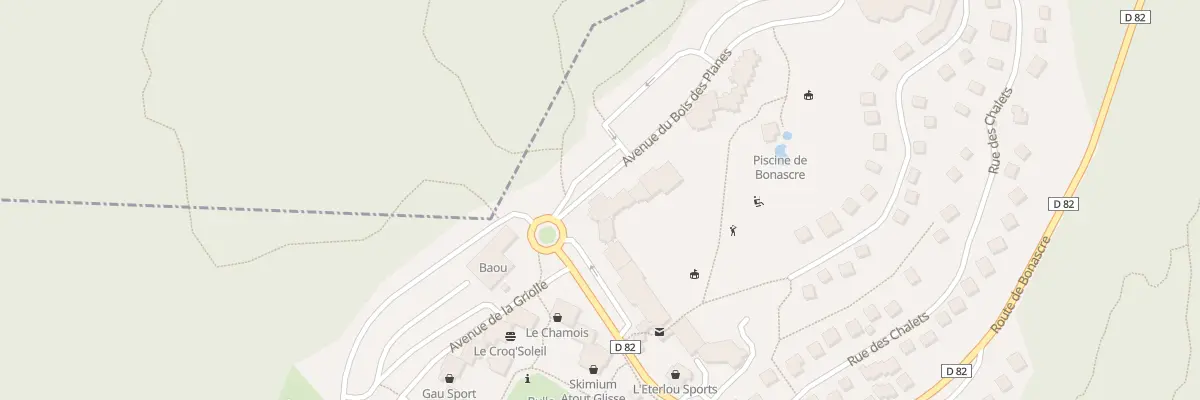 Plan du 804L Plateau de Bonascre à Ax-les-Thermes