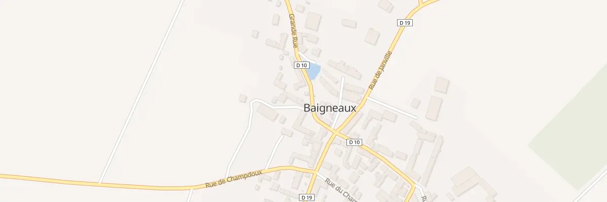 Plan du 58B Gr Grande Rue à Baigneaux