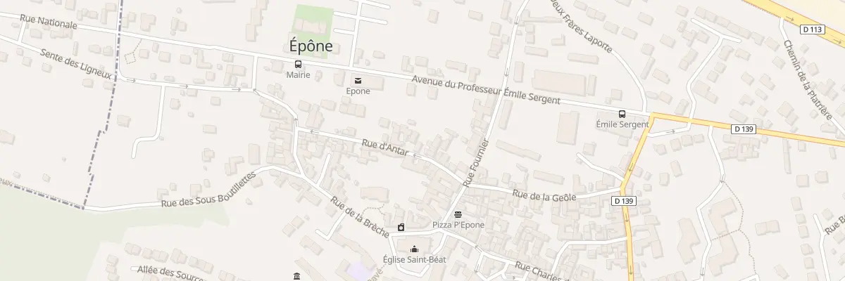 Plan du 16 Rue Antar à Épône