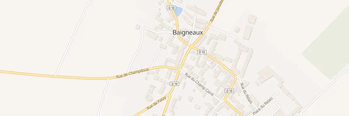 Plan du 5 Rue de Patay à Baigneaux