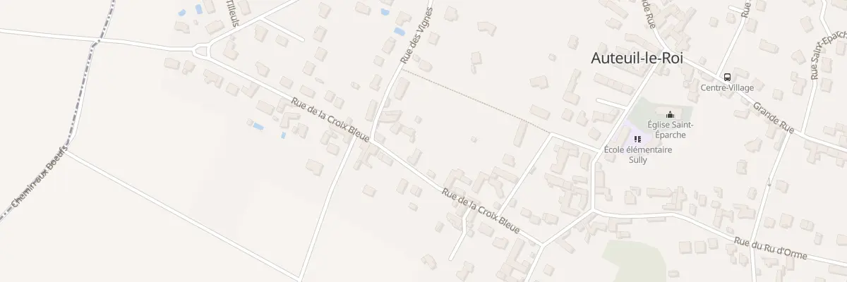 Plan du 18 Rue de la Croix Bleue à Auteuil